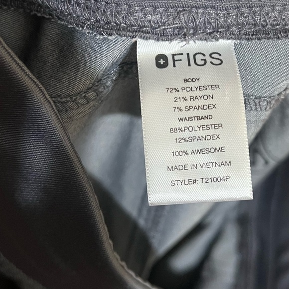 FIGS Kade Cargo Scrub Pants Graphite T21004P - Picture 8 of 13